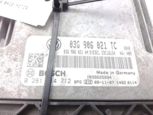 03G906021TC CENTRALITA MOTOR SKODA OCTAVIA II (1Z3) |Desguaces La Cabaña
