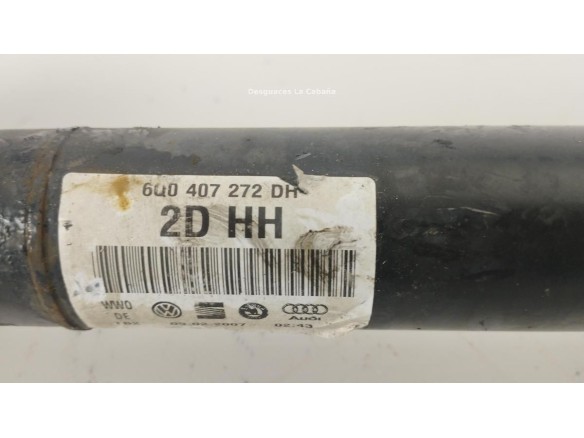 6Q0407272DH PALIER DEL DER VW POLO (9N_) |Desguaces La Cabaña