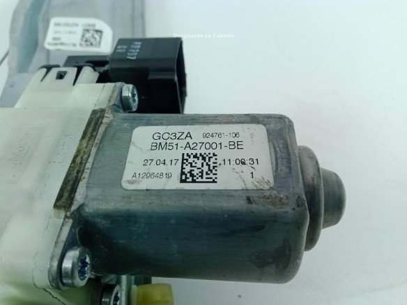 BM51A237001BE ELEVALUNAS PUERTA LAT TRA IZQ FORD FOCUS III |Desguaces La Cabaña