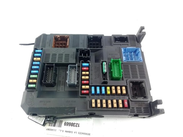 9807531680 CAJA FUSIBLES INTERIOR (BSI) PEUGEOT 208 |Desguaces La Cabaña