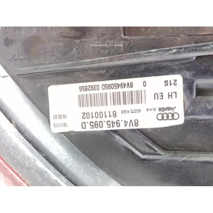 8V4945095D PILOTO TRA IZQ EXT AUDI A3 Sportback (8VA, 8VF) |Desguaces La Cabaña