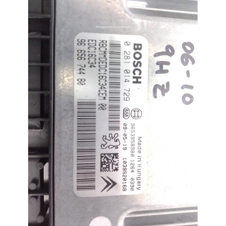 9655018980 CENTRALITA MOTOR CITROEN C4 Picasso I Limusina (UD_) |Desguaces La Cabaña