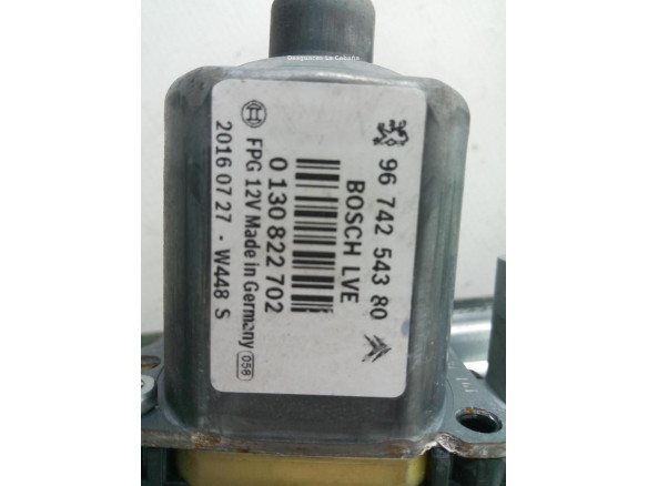 9673154380 ELEVALUNAS PUERTA LAT DEL DER PEUGEOT 208 |Desguaces La Cabaña