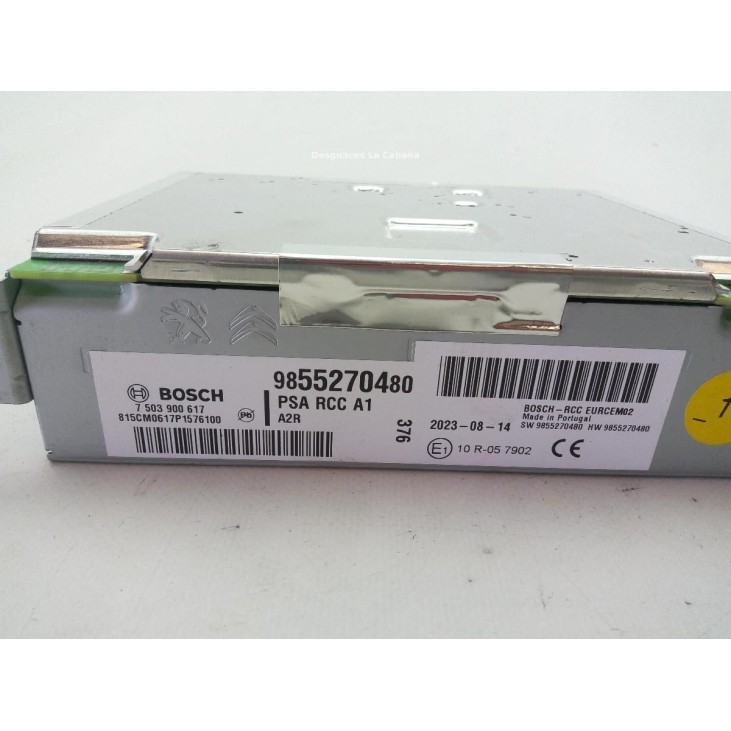 9855270480 MODULO RADIO OPEL MOKKA |Desguaces La Cabaña