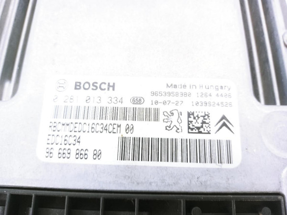 9666986680 CENTRALITA MOTOR PEUGEOT 5008 |Desguaces La Cabaña