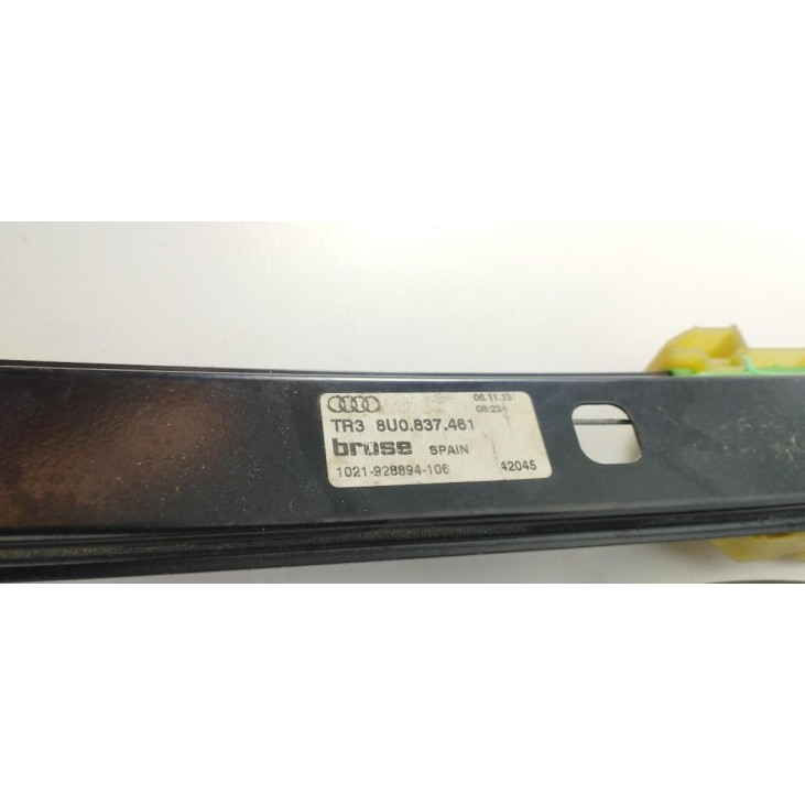 8U0837461 ELEVALUNAS PUERTA LAT DEL IZQ AUDI Q3 (8UB, 8UG) |Desguaces La Cabaña