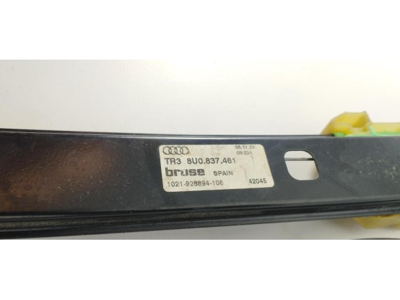 8U0837461 ELEVALUNAS PUERTA LAT DEL IZQ AUDI Q3 (8UB, 8UG) |Desguaces La Cabaña