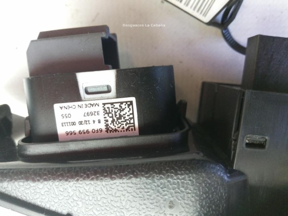 6F0959566 MANDO ELEVALUNAS PUERTA LAT DEL IZQ SEAT IBIZA V (KJ1) |Desguaces La Cabaña