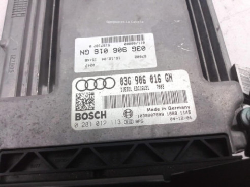 03G906016GN CENTRALITA MOTOR AUDI A4 (8EC, B7) |Desguaces La Cabaña