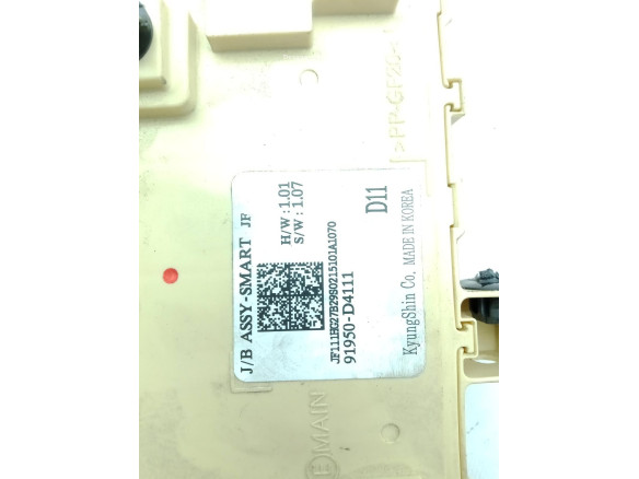 91950D411 CAJA FUSIBLES INTERIOR (BSI) KIA OPTIMA |Desguaces La Cabaña