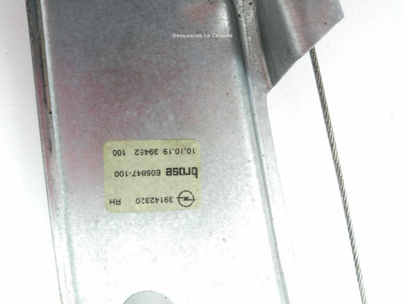 39134106 ELEVALUNAS PUERTA LAT TRA DER OPEL ASTRA K (B16) |Desguaces La Cabaña