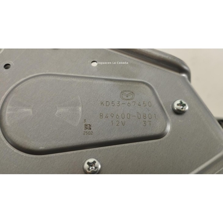 KD5367450 MOTOR LIMPIAPARABRISAS TRA MAZDA CX-5 (KE, GH) |Desguaces La Cabaña