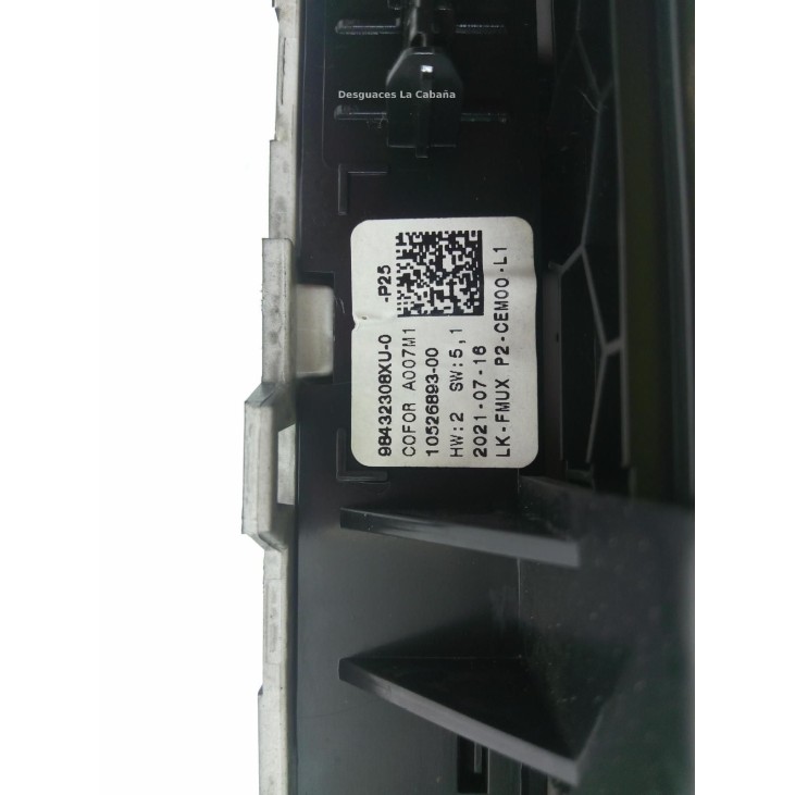 98432308XU MANDO CLIMA PEUGEOT 208 II (UB_, UP_, UW_) |Desguaces La Cabaña