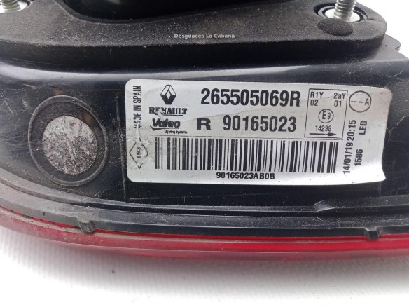 265505069R PILOTO TRA DER INT RENAULT KADJAR (HA_, HL_) |Desguaces La Cabaña