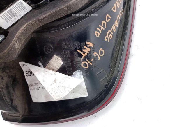 28268003 PILOTO TRA DER INT VW TOUAREG (7LA, 7L6, 7L7) |Desguaces La Cabaña