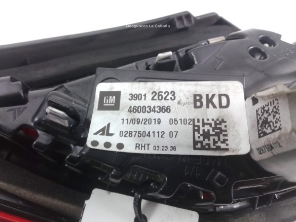 39012623 PILOTO TRA IZQ INT OPEL CORSA E (X15) |Desguaces La Cabaña