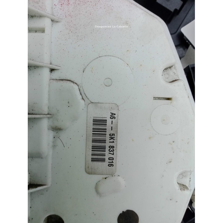 5K1837016 CERRADURA PUERTA LAT DEL DER VW GOLF VI (5K1) |Desguaces La Cabaña