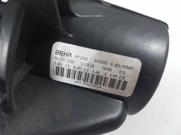 B9506 MOTOR CALEFACCION PEUGEOT 307 SW (3H) |Desguaces La Cabaña