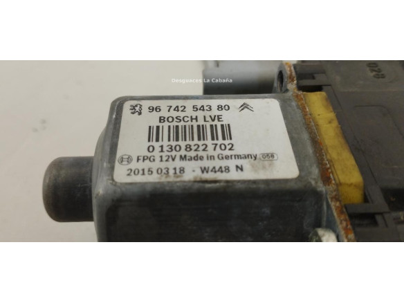 9674254380 ELEVALUNAS PUERTA LAT DEL DER PEUGEOT 208 |Desguaces La Cabaña
