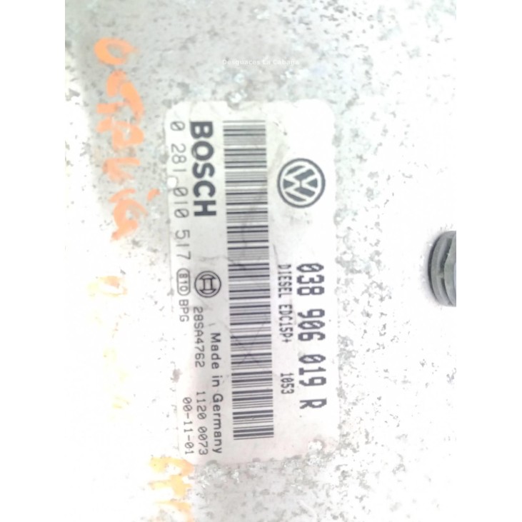 038906019R CENTRALITA MOTOR SKODA OCTAVIA I (1U2) |Desguaces La Cabaña