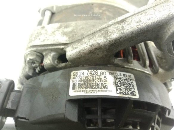 9824742880 ALTERNADOR CITROEN C4 SPACETOURER |Desguaces La Cabaña
