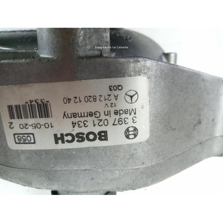 3397021334 MOTOR LIMPIAPARABRISAS DEL MERCEDES BENZ CLASE E (W212) |Desguaces La Cabaña