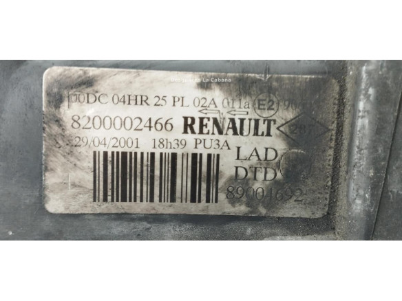 8200002466 FARO DERECHO RENAULT LAGUNA II (BG0/1_) |Desguaces La Cabaña