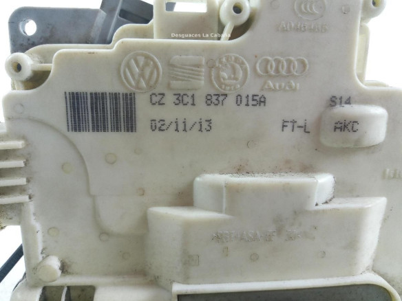 3C1837015A CERRADURA PUERTA LAT DEL IZQ VW PASSAT (362) |Desguaces La Cabaña