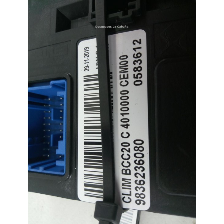 9836236080 MODULO ELECTRONICO 9 PEUGEOT 2008 II |Desguaces La Cabaña