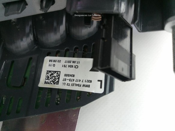 63217417473 PILOTO TRA IZQ INT BMW 3 Gran Turismo (F34) |Desguaces La Cabaña