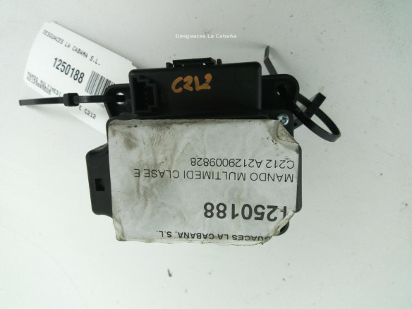 A2129009828 MANDO MULTIMEDIA MERCEDES BENZ CLASE E (W212) |Desguaces La Cabaña