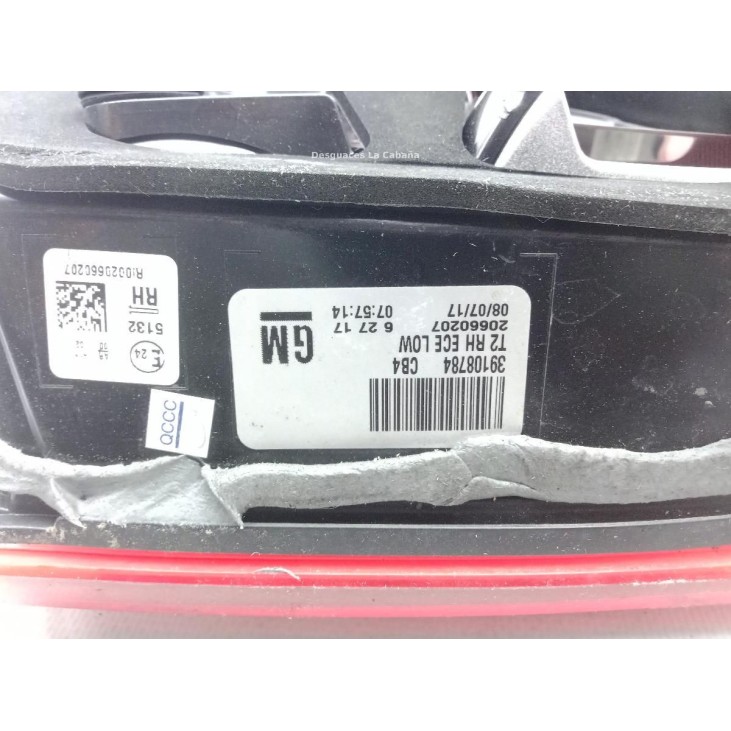 39108784 PILOTO TRA DER INT OPEL INSIGNIA B Grand Sport (Z18) |Desguaces La Cabaña