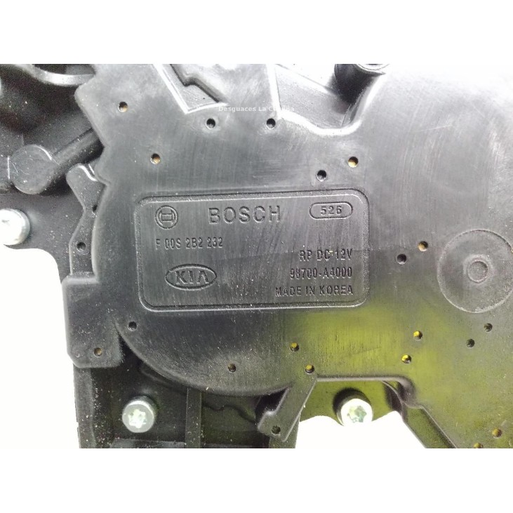 MOTOR LIMPIAPARABRISAS TRA KIA CARENS IV |Desguaces La Cabaña