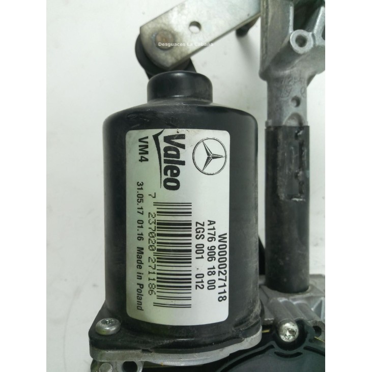 A1769061800 MOTOR LIMPIAPARABRISAS DEL MERCEDES BENZ CLASE A (W176) |Desguaces La Cabaña