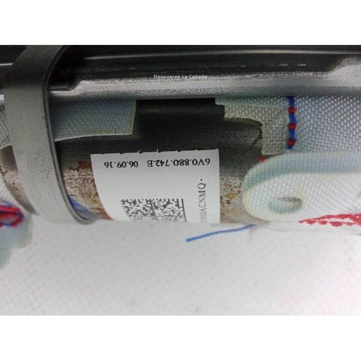 6V0880742B AIRBAG CORTINA DER SKODA FABIA III (NJ3) |Desguaces La Cabaña