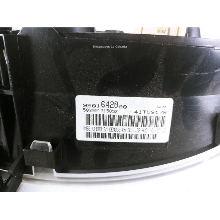 9801642080 CUADRO INSTRUMENTOS FIAT SCUDO Furgón (270_, 272_) |Desguaces La Cabaña