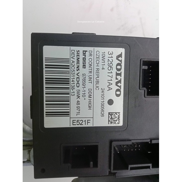 31295171AA ELEVALUNAS PUERTA LAT DEL IZQ VOLVO C30 (533) |Desguaces La Cabaña