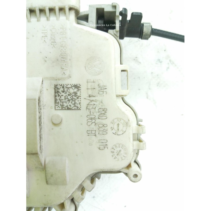 8X083915 CERRADURA PUERTA LAT TRA IZQ AUDI A1 Sportback (8XA, 8XF) |Desguaces La Cabaña