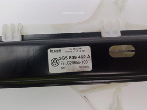 3G5839462A ELEVALUNAS PUERTA LAT TRA DER VW PASSAT (3G2) |Desguaces La Cabaña