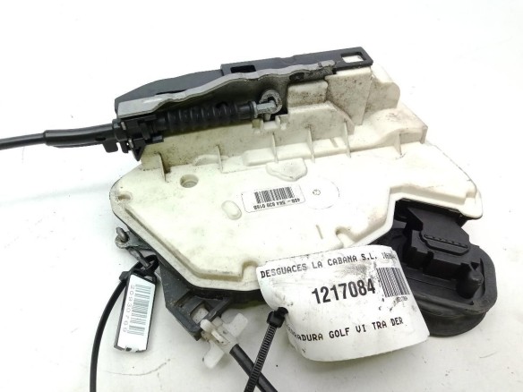 CERRADURA PUERTA LAT TRA DER VW GOLF VI (5K1) |Desguaces La Cabaña