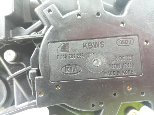 98700A2000 MOTOR LIMPIAPARABRISAS TRA KIA CEE'D (JD) |Desguaces La Cabaña