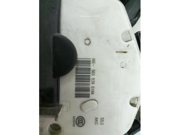 5E083916A CERRADURA PUERTA LAT TRA DER SEAT TOLEDO IV (KG3) |Desguaces La Cabaña