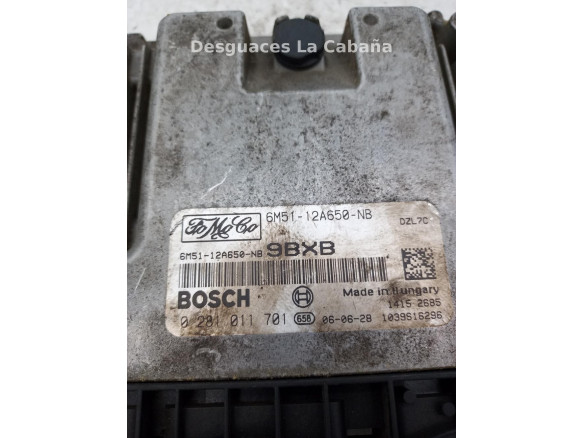 6M5112A650NB CENTRALITA MOTOR FORD FOCUS II (DA_, HCP) |Desguaces La Cabaña