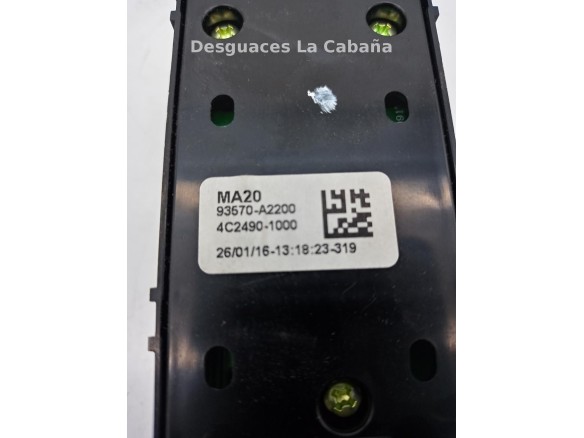   MANDO ELEVALUNAS PUERTA LAT DEL IZQ KIA CEE'D (JD) |Desguaces La Cabaña