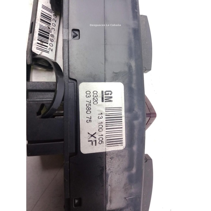 13100105XF, INTERRUPTOR WARNING OPEL ZAFIRA B (A05) |Desguaces La Cabaña
