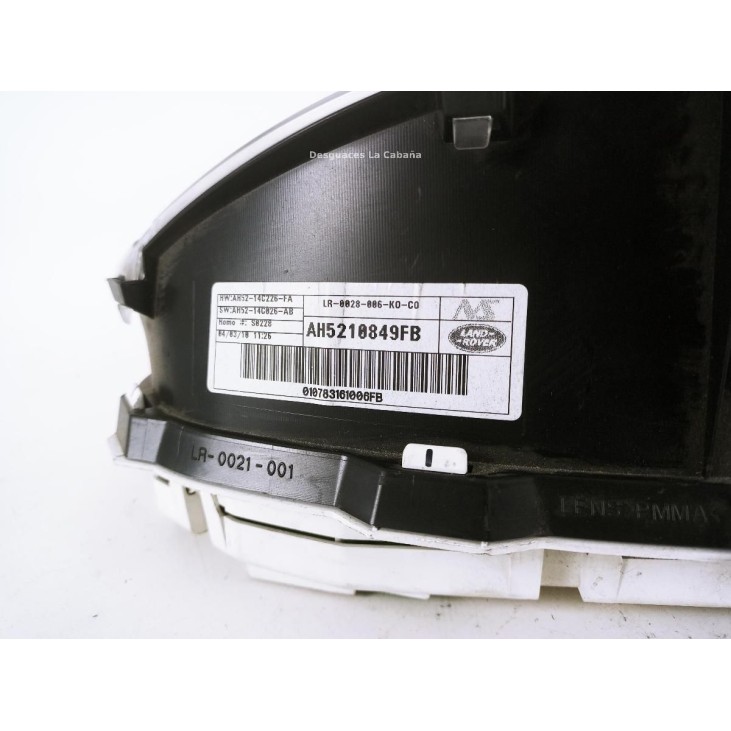 AH5210849FB CUADRO INSTRUMENTOS LAND ROVER FREELANDER 2 (L359) |Desguaces La Cabaña
