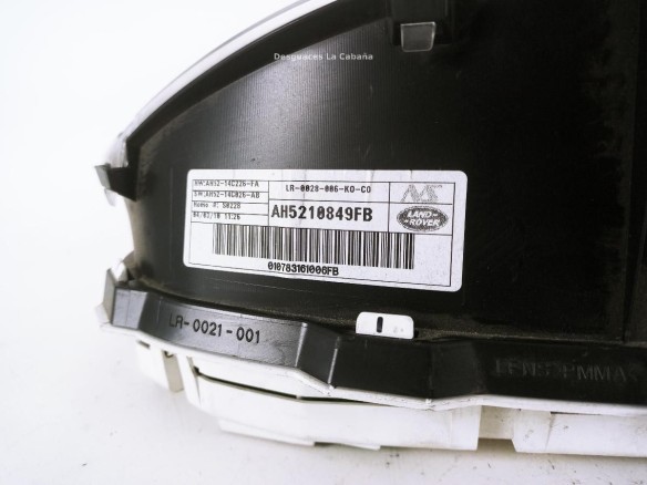 AH5210849FB CUADRO INSTRUMENTOS LAND ROVER FREELANDER 2 (L359) |Desguaces La Cabaña