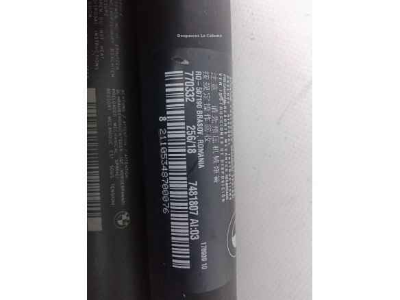 7481807 AMORTIGUADOR PORTON / TAPA MALETA BMW X1 (F48) |Desguaces La Cabaña