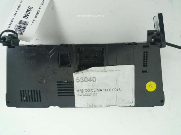 96738321XT, MANDO CLIMA PEUGEOT 5008 |Desguaces La Cabaña