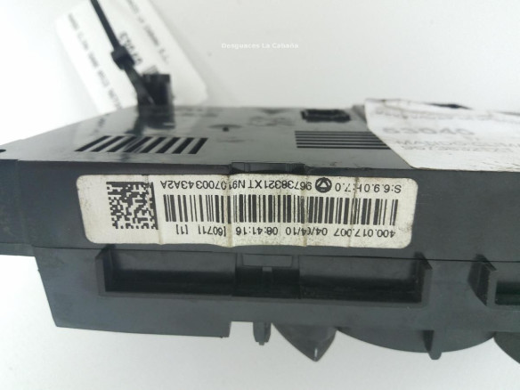96738321XT, MANDO CLIMA PEUGEOT 5008 |Desguaces La Cabaña